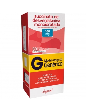 SUCCINATO DE DESVENLAFAXINA MONOIDRATADO 100MG C30 (C)