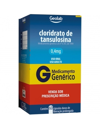 CLORIDRATO DE TANSULOSINA 0,4MG C/60 CPS