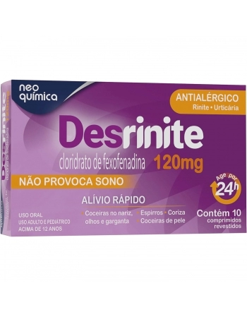 DESRINITE 120MG C10