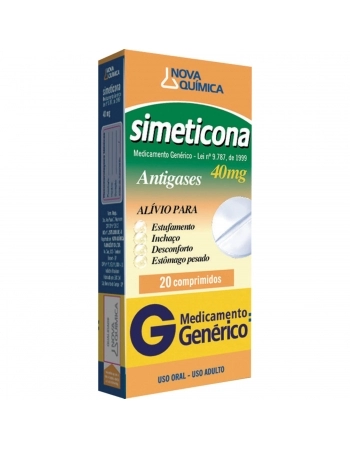 SIMETICONA 40MG C20