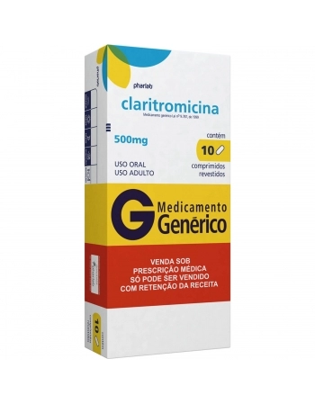 CLARITROMICINA 500MG C10