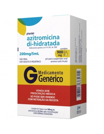 AZITROMICINA DI-HIDRATADA 900MG C PO