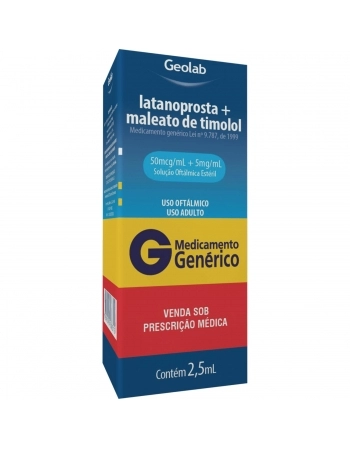 LATANOPROSTA+TIMOLOL SOL OFT 2,5ML (C)