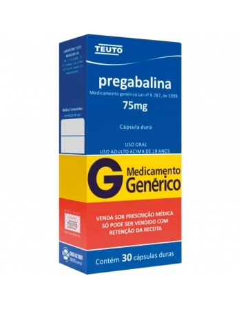 PREGABALINA 75MG C30 (C)