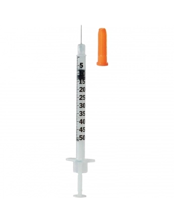 SERINGA 0,5ML C/AG 0,8 X 0,30MM INSULINA C10UN