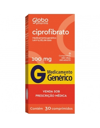 CIPROFIBRATO 100MG C30 COMP