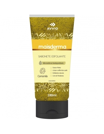SABONETE LIQUIDO ESFOLIANTE MAISDERMA CAMOMILA 180ML