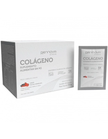 RENNOVA COLAGENO ELLEVA SABOR FRUTAS VERM 30 UN
