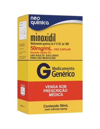 MINOXIDIL 50MG/ML SOL 50ML