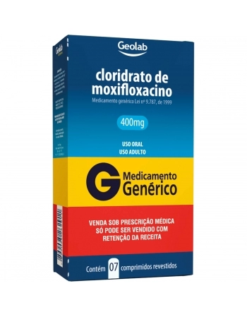 CLOR DE MOXIFLOXACINO 400MG C/7COMP