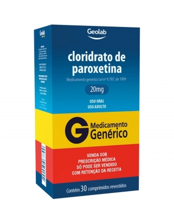 CLOR PAROXETINA 20MG C/30 COMP (C)