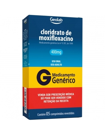 CLOR DE MOXIFLOXACINO 400MG C/5COMP