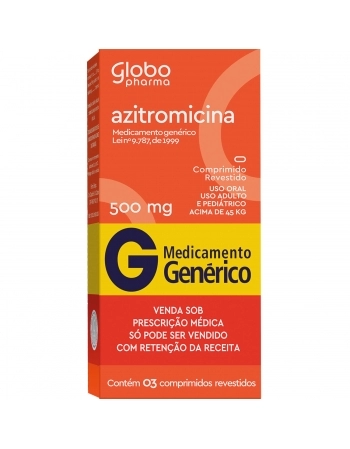 AZITROMICINA 500 MG C/ 3 COMP