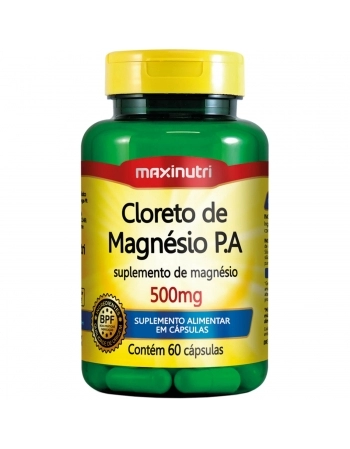 CLORETO DE MAGNESIO P.A 500MG C/60 CAPS