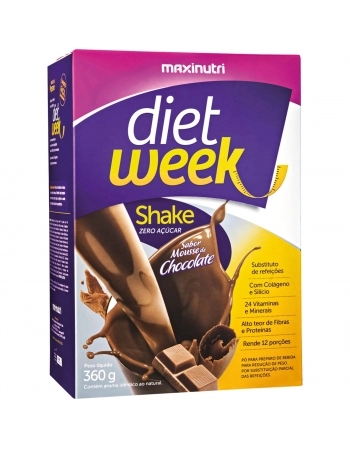DIET WEEK SHAKE - SABOR: MOUSSE DE CHOCOLATE / 360G