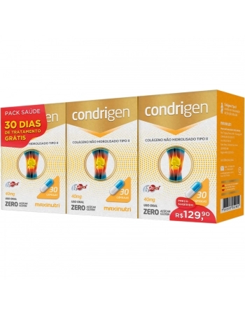 CONDRIGEN (COLAGENO TIPO II) PACK SAUDE - 60+30 CAPS