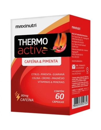 THERMO ACTIVE (PIMENTA/GUARANA/CITRUS) - 60 CAPS