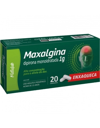 MAXALGINA COM 1G X 20 COMP