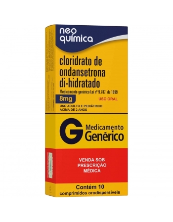 CLORIDRATO ONDANSETRONA 8MG CT BLX10 CPR ORODISP