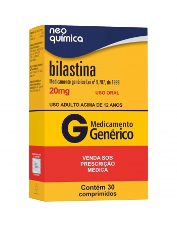 BILASTINA 20MG C30