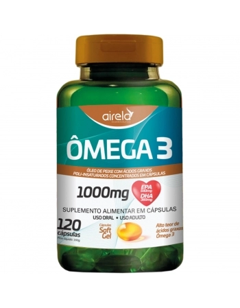 OMEGA 3 AIRELA 1.000MG C/120CPS