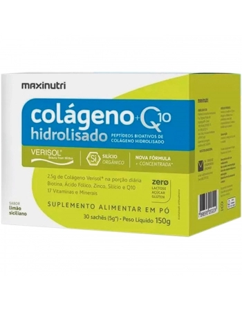 COLAGENO VERISOL + Q10 SACHE 30X5G - SABOR LIMAO SICILIANO