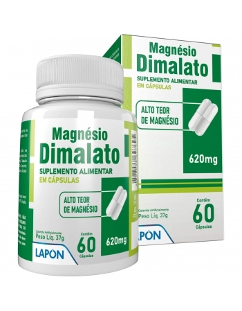 MAGNESIO DIMALATO 620MG C/ 60 CAP