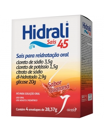 HIDRALI SAIS SABOR GUARANA PO/4ENV