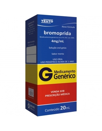 BROMOPRIDA 4MG/ML SOL 20ML GEN