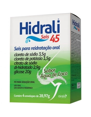 HIDRALI SAIS SABOR AGUA COCO PO/4ENV