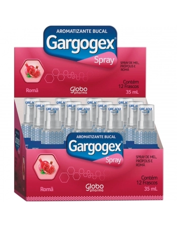 GARGOGEX SPRAY 12 FRASCOS 35 ML SABOR ROMA