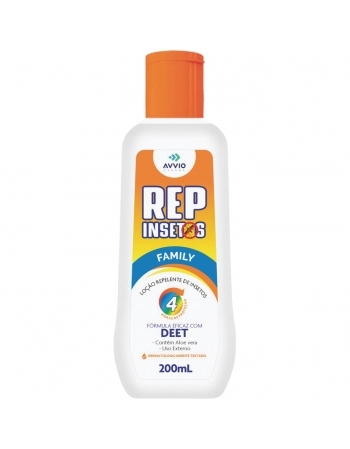 REP INSETOS FAMILIA DEET 7% LOCAO 200ML