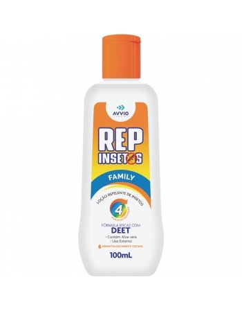 REP INSETOS FAMILIA DEET 7% LOCAO 100ML