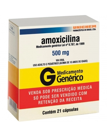 AMOXICILINA TRI-HIDRATADA 500MG C/21