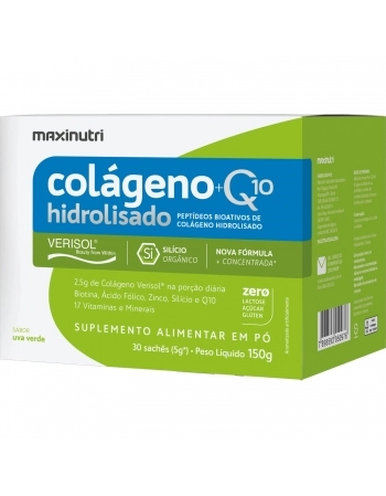 COLAGENO VERISOL + Q10 SACHE 30X5G - SABOR UVA VERDE