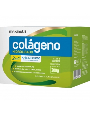 COLAGENO HIDR. 2EM1 SACHE - UVA VERDE 30X10G