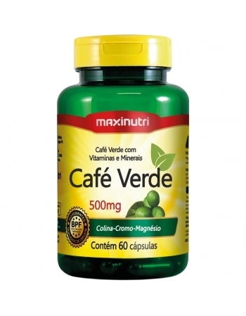 CAFE VERDE 500MG (COLINA/CROMO/MAG/VIT.C) C/ 60 CAPS