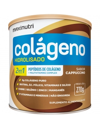 COLAGENO HIDR. 2EM1 270G SABOR- CAPPUCCINO