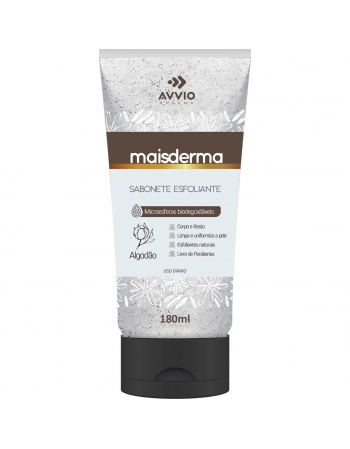 SABONETE LIQUIDO ESFOLIANTE MAISDERMA ALGODAO 180ML