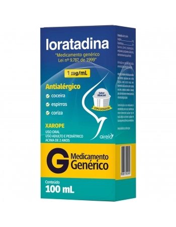 LORATADINA 1MG/ML 100ML XPE