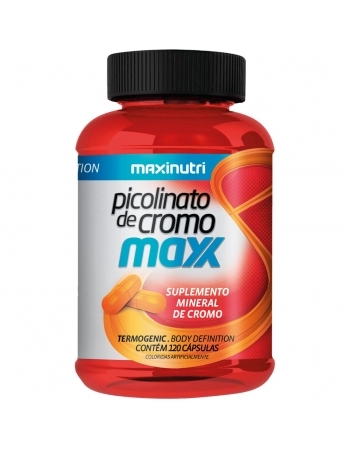 PICOLINATO DE CROMO MAXX 100%IDR - 120 CAP