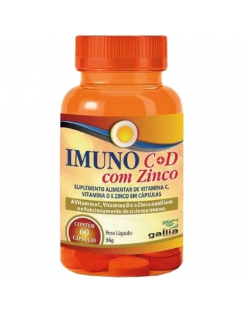 IMUNO C+D+ZINCO C/ 60