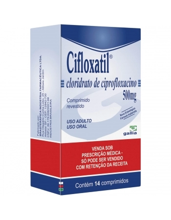 CIFLOXATIL 500 MG C/ 14