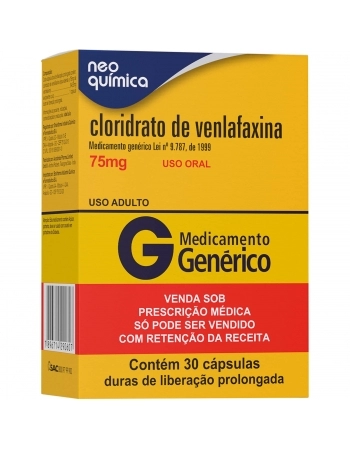 CL VENLAFAXINA 75MG C/30 COMP (C)