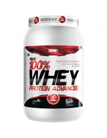 WHEY PROTEIN BAUNILHA USA 907 GR MIDWAY