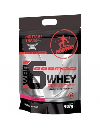 WAR 6 WHEY COMPLEX PROTEIN MORANGO