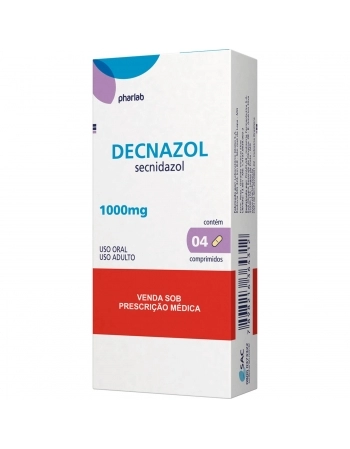 DECNAZOL 1000MG - CX. C/ 4 COMP