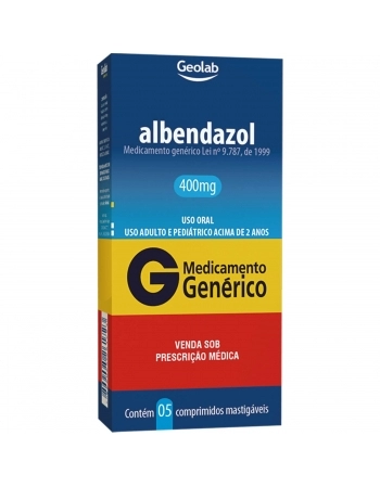 ALBENDAZOL 400 MGC/5 COM MASTIGAVEL