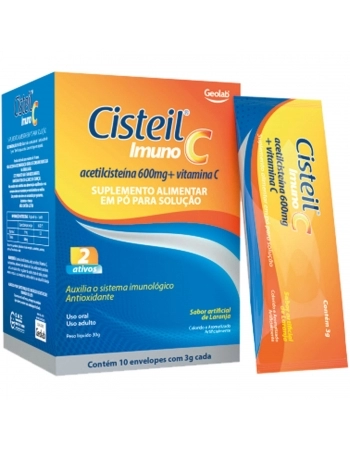 CISTEIL TRIPLA ACAO 600 MG C/ 10 ENV