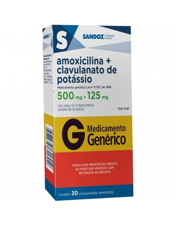 AMOX+CLAV 500+125MG C/30COMP